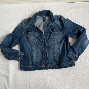J Jill Denim women's size M denim jacket